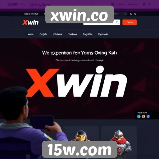 experiência do usuário no site xwin.co